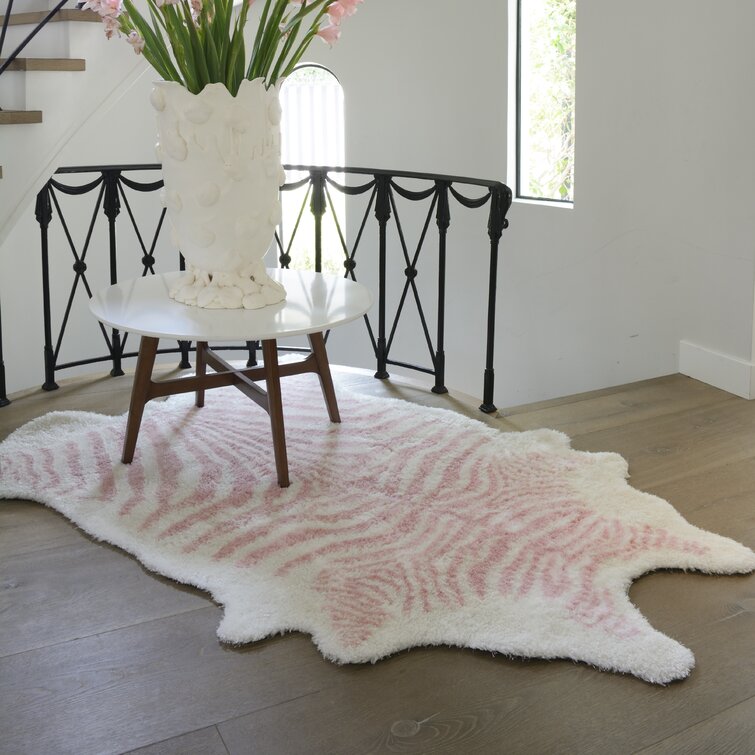 Novogratz Kalahari Handmade Performance Pink/White Rug & Reviews